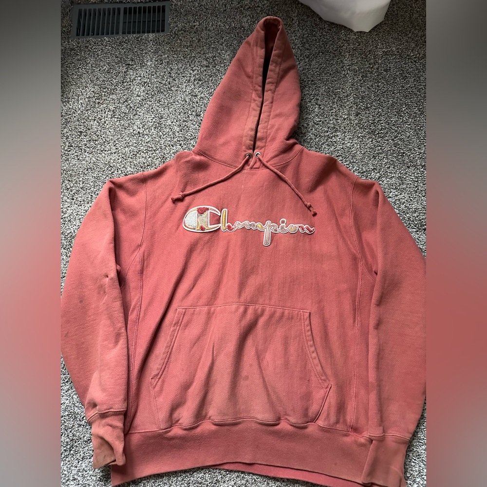 Champion Brick Red Pullover Hoodie